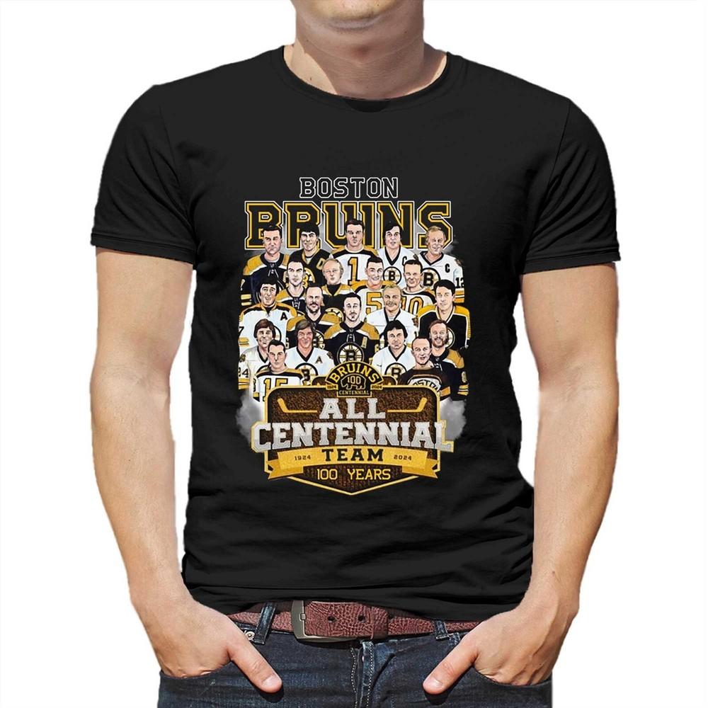 

Boston Bruins All Centennial Team 100 Years 1924 – 2024 CG881 Unisex T-Shirt S
