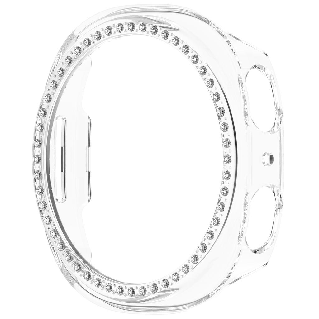 Diamond Case+ Glass For Samsung galaxy watch 8 40mm 44mm Accessories PC Protective Bumper shell for galaxy watch 8 cover