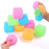 Cross-Border Snowflake Ice Cube Square Maltose Pinch Music Decompression Venting Slow Rebound Decompression Toy Wholesale