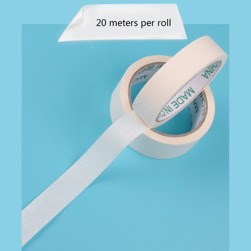 Prémiová malířská páska Délka 787,4'' Nezanechává zbytky Psací maskovací páska 4 druhy Šířka 0,47''/0,71''/0,94''/1,42''