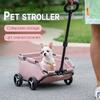 Lightweight Foldable Pet Stroller for Dogs and Cats