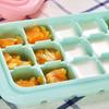 Ice Cube Tray Large Capacity with Cover Silicone 24 Grids Easy Release Ice Cube Trays Kitchen Tool