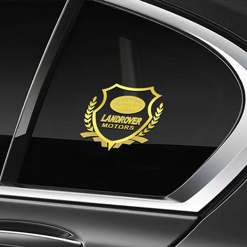 1Pcs Car Body 3D Stickers Wheat Ears Emblem Auto Decoration for Land Rover Range Rover Defender Freelander Discovery 1 2 3 Evoque Rover L322 L405