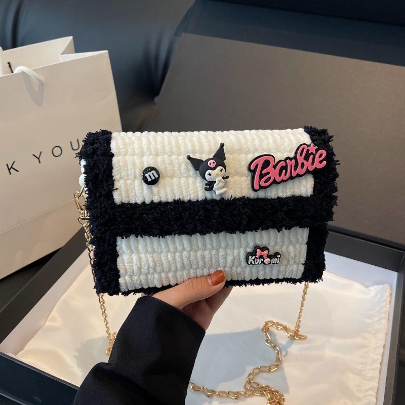 

Набір для в язання гачком DIY Kuromi з вовни: В язана вручну сумка через плече - Ідеальний подарунок для дівчини