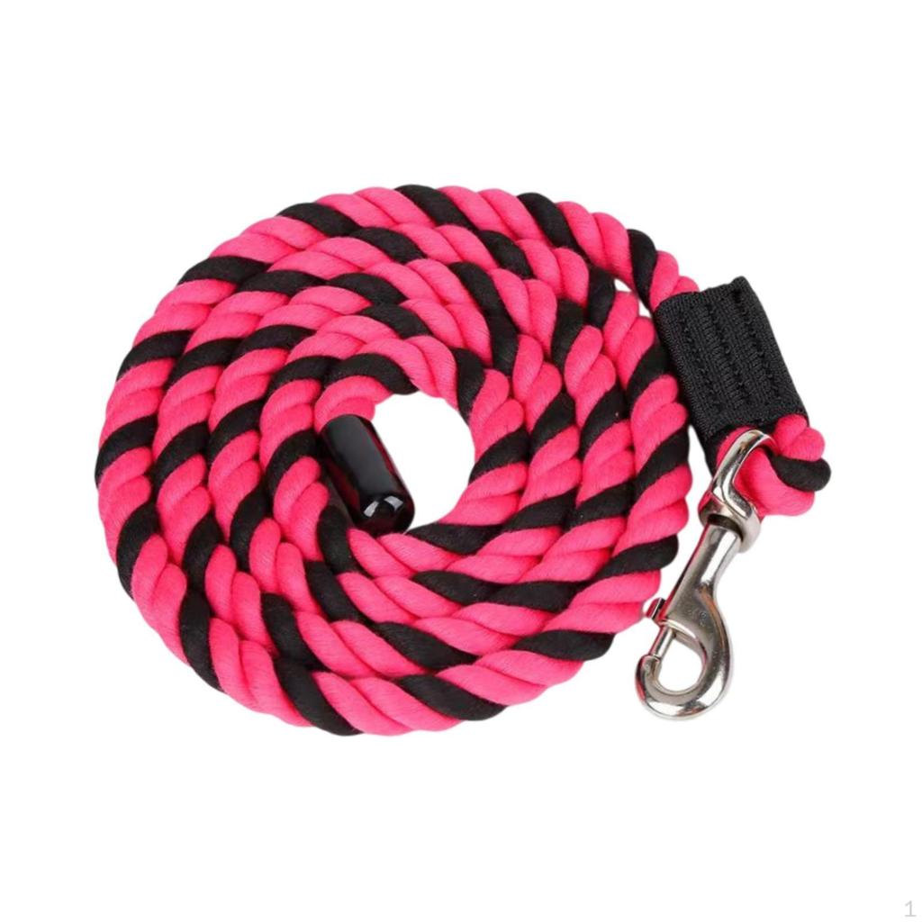 Cotton Lead Rope with Swivel Clip for Equine Performance And Quick Attachment