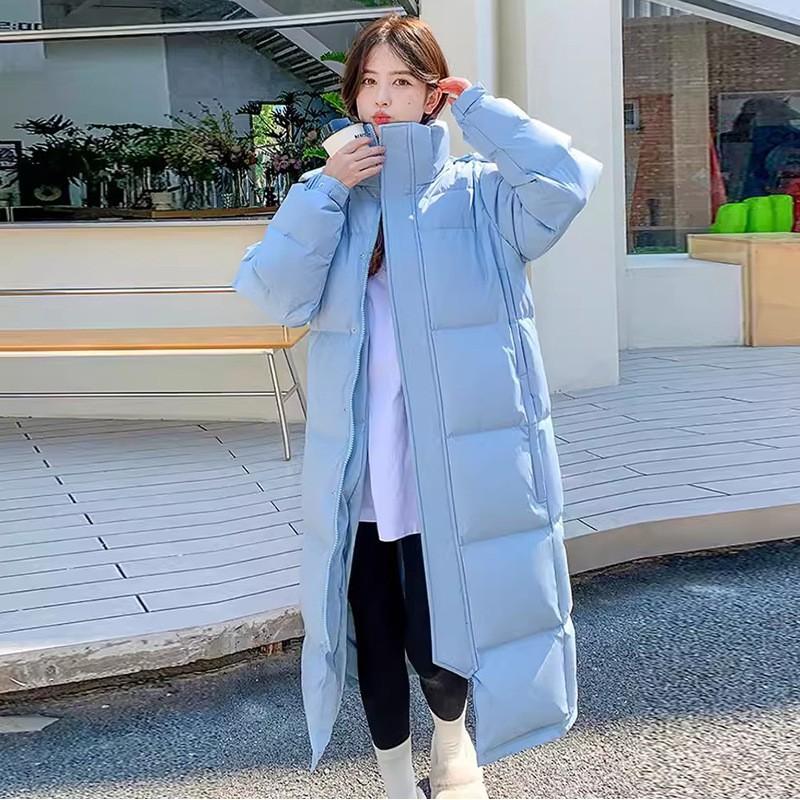 Womens Long Down Coat 2026 Winter Casual Warm Loose Fit White Duck Jacket Couples