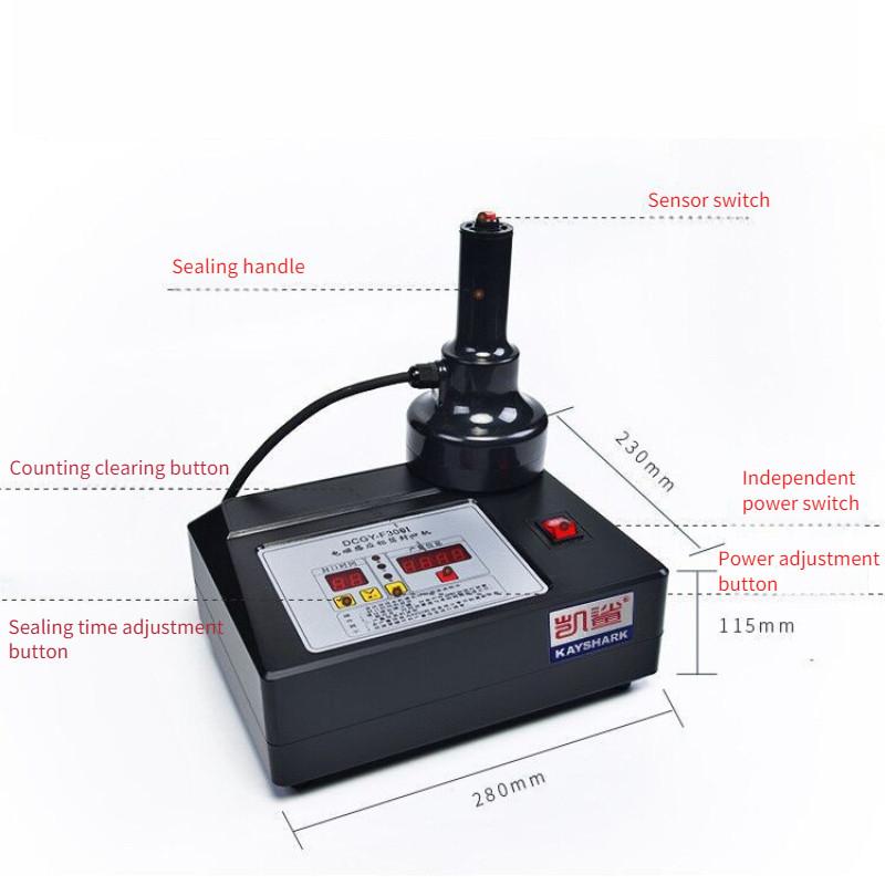 Portable Plastic Bottle Cap Aluminum Foil Gasket Sealing Machine Handheld Electromagnetic Induction Sealer