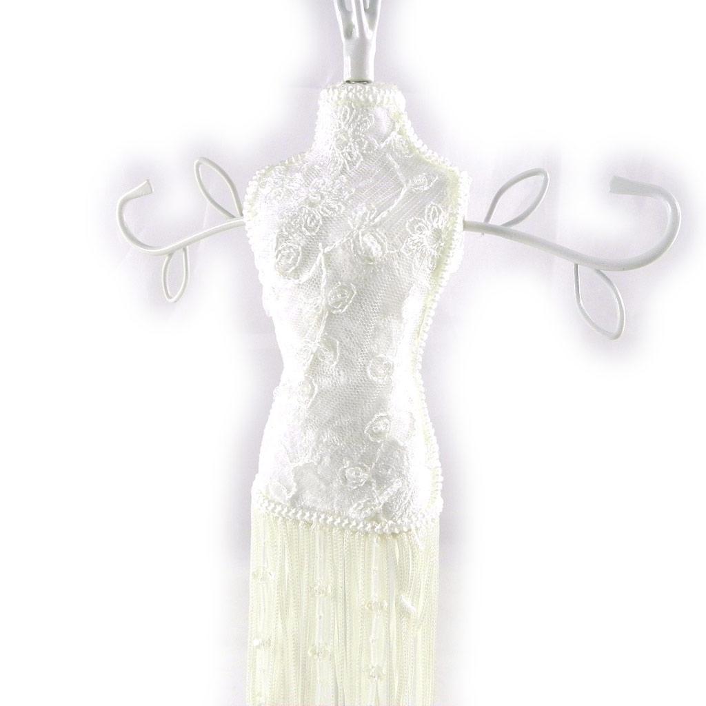 Les Trésors De Lily [H5947] - White 'Marilyn' Jewelry Stand
