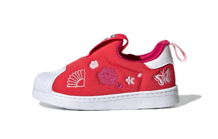 

Adidas Originals SUPERSTAR 360 Нескользящие Низкие Детские Кроссовки Красные Для Младенцев И Малышей Q46309 25.5