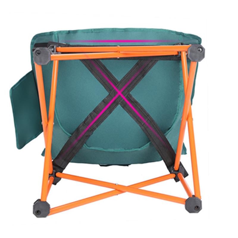 Camping Folding Chair Oxford Cloth Fishing Chairs Outdoor Portable Moon Chair Camp Equipment For Travel Leisure Picnics Chaise