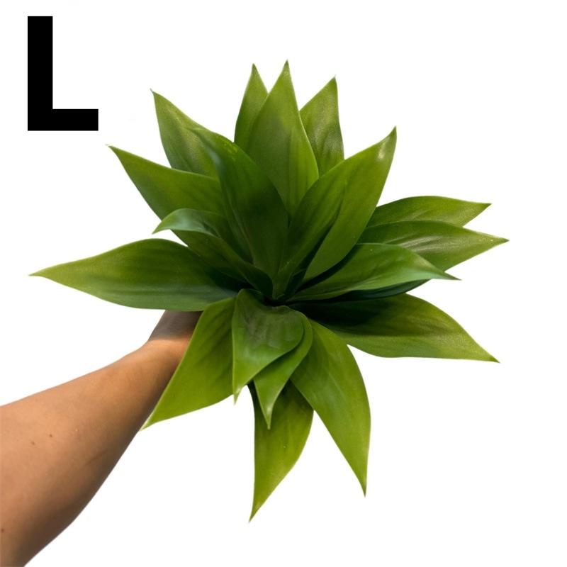 Fake Plants Artificial Agave Plants,Large UV Resistant Fake Agave Planters Decorating Tropical Plant Succulents Realistic Stems