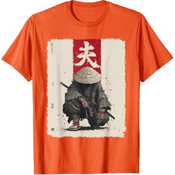 Samurai, Warrior, for Men | Japanese Ninja, Anime, Katana T-Shirt