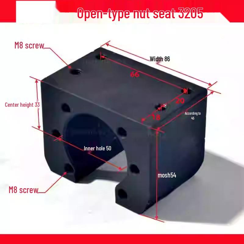 MLM Precision Iron Nut Seat Slide Module 2505/3205/4010/5010 for CNC Machines