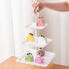 ZISIZ 3-Tier Square Cake & Dessert Display Stand