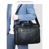 The First Layer of Cowhide Men's Briefcase High-grade Hand-made Soft Leather Laptop Bag Men's Business Bag