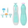 Baby Electric Nail Grinder Low Noise Manicure Care Portable Infants Nail File with 6 Grinding Hd