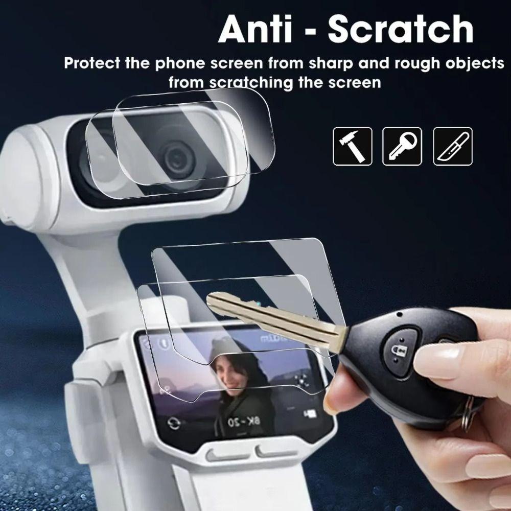 Tempered Glass Lens Films Protective Films for Insta360 Luna Ultra Gimbal Camera Accessories