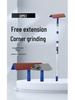 Telescopic Corner Scraper with Self-Adhesive Sandpaper for Dry Grinding