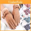Elegant Winter Warm Thick Soft Cashmere Touch Screen Gloves For Modern Women Ladies