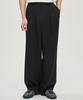 PRAIRIE Loose Fit Double-Pleat Wide Slacks (Black)