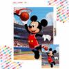 Disney Diamond Painting Kit Handmade diy5D Home Decoration Gift Unique Creative Mickey Basketball Superstar Slam Dunk Art for Fans.