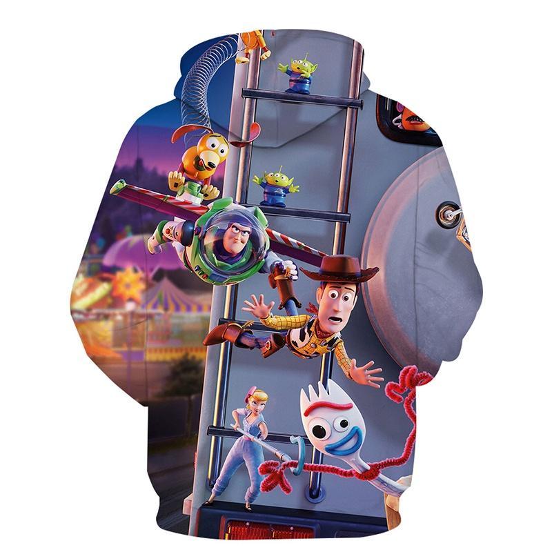 Cozy Toy Story 4 Sheriff Woody Buzz Lightyear Hoodie For Casual Comfort