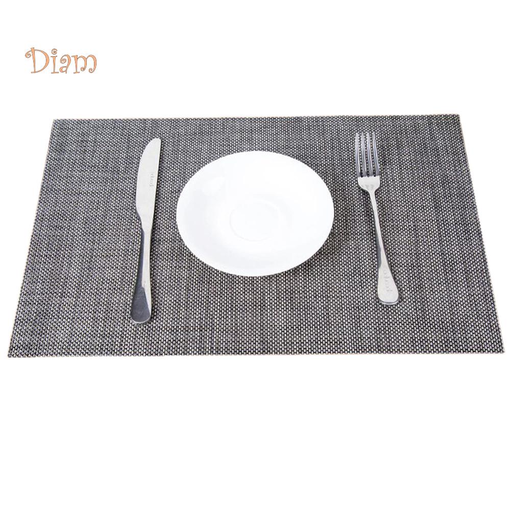 NO.HS Heat Insulation Non-slip Placemat Dining Table Bowl Dish Cup Pad Mat Heat Resistant Mat