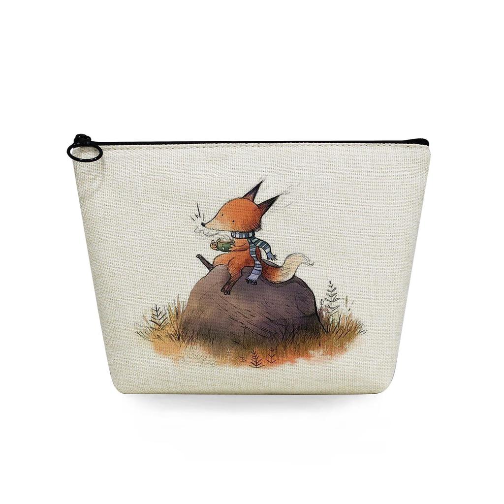 Women Cat Print Cosmetic Bag Toiletries Organize Travel Storage Case 6746