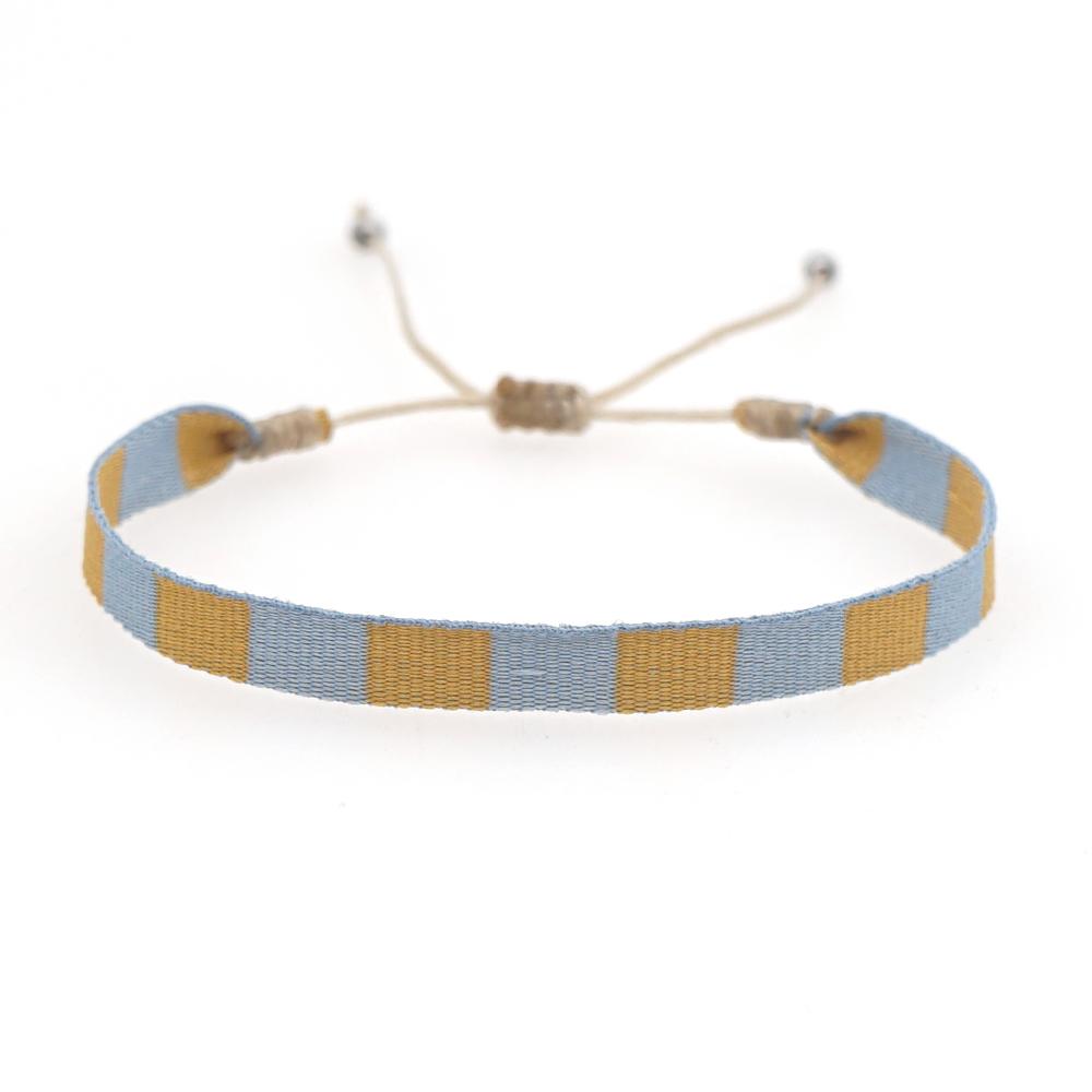 Easter New Boho Handmade Braided Bracelets For Women Pattern Friendship Rope Bracelet Vintage Colombia Weave Jewelry Textile