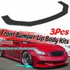 1set Front Lip Chin Bumper Body Kits For Car Universal