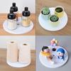 6 Inch Lazy Sn Turntable White Acrylic Ball Bearing Rotating Tray for Spice Rack Table Cake Kitchen Pantry Decorating Bathrooms TV Laptop Computer