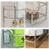 Elegant Sturdy Stainless Steel Desktop Organizers Portable Accessory for Bedroom and Kitchen Clutters Reduction