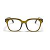 Transparent Frame Glasses Men'S Square Rivets Harajuku Ins Plain Square Flat Glasses