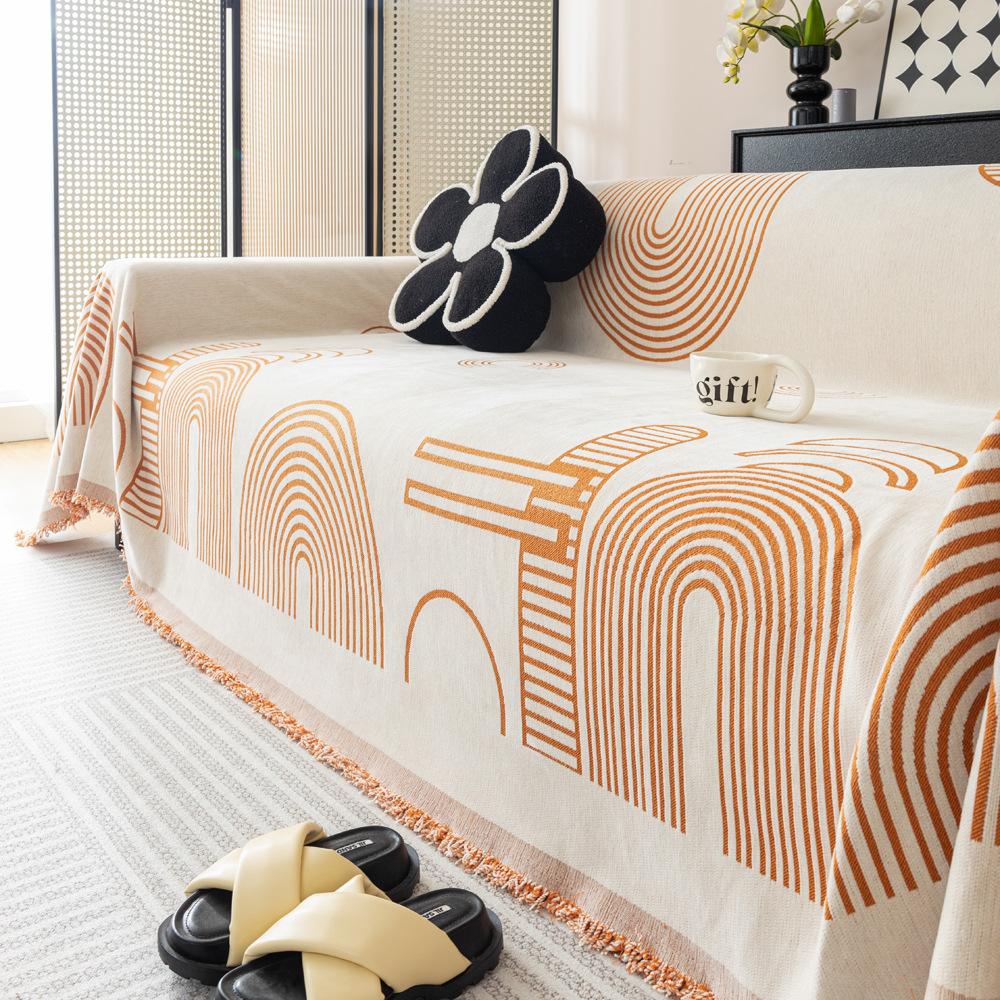Sofa Cover Cloth Universal Sofa Slipcover Sofa Towel Anti-Scratching Cover Blanket Sofa Cover Sofa Cushion Non-Slip Sofa Cover Towel