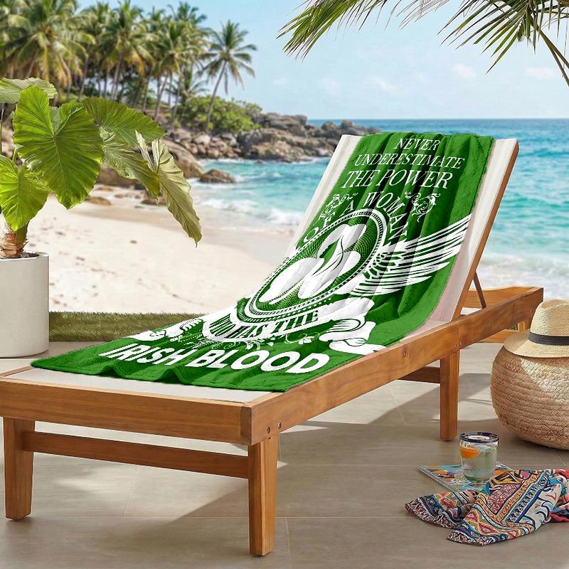 Irish Fashion Beach Towel: Ideal for Summer Adventures Soft, absorbent and quick drying suitable for swimming and bathing