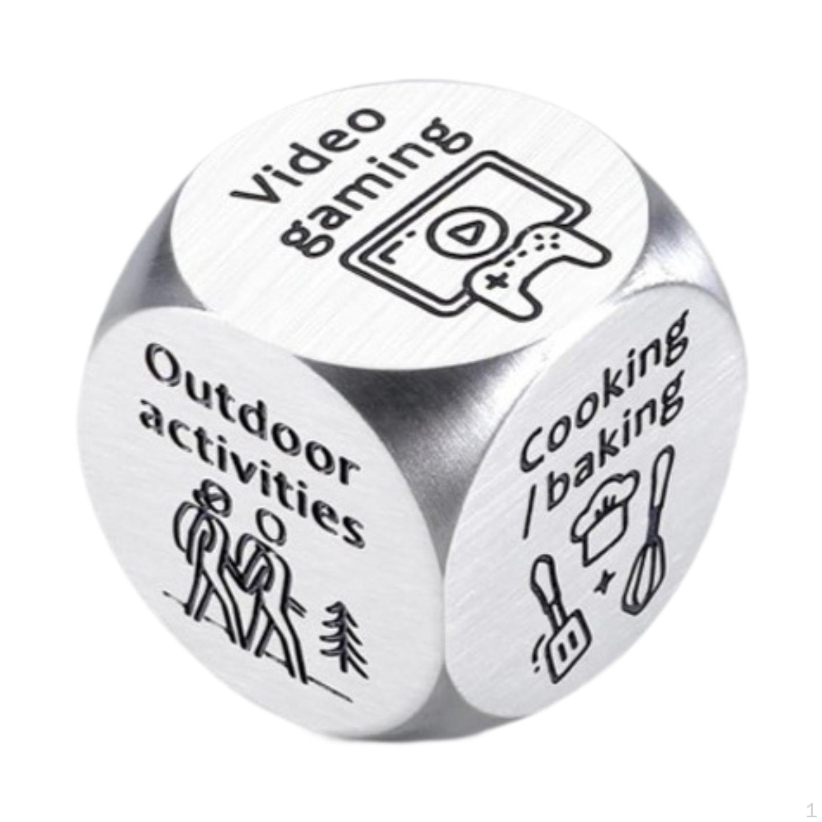 

Couples Decision Cubes for Gifts, Game Him And Her, Dating Tool Travel Style B