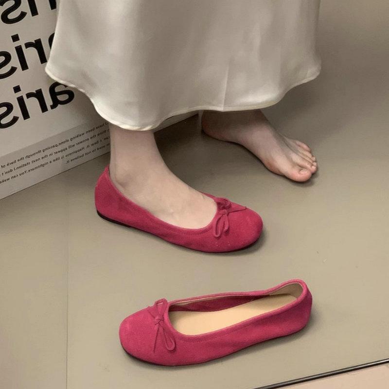 Fashion Flat Shoes for Women 2025 Spring and Autumn Silver Mary Jane Retro French Square Toe Solid Color Plus Size Women's Shoes