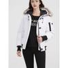 Down jacket, bomber jacket, women's hooded short coat