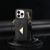 Crossbody Strap Multi Card Slot Flip Wallet Leather Case For iPhone 15 14Plus 13 12 11Pro Max /Samsung S23 S22 S21 Ultra S20Plus S23 S21FE A14 A54 A53