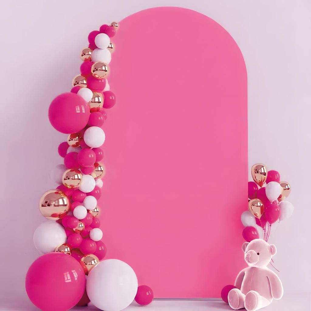 Solid Color Stretchy U-Shaped Backdrop Fabric for Party Decoration and Arch Covers