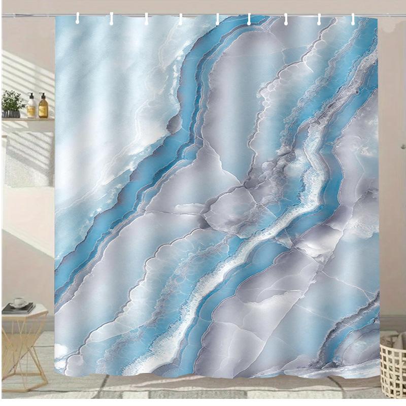 

Colored Lines Washable Dirt-Resistant Shower Curtain Shower Head Waterproof Polyester Bath Curtain For Home Decor Accessories W60H190(CM)-1 Pcs