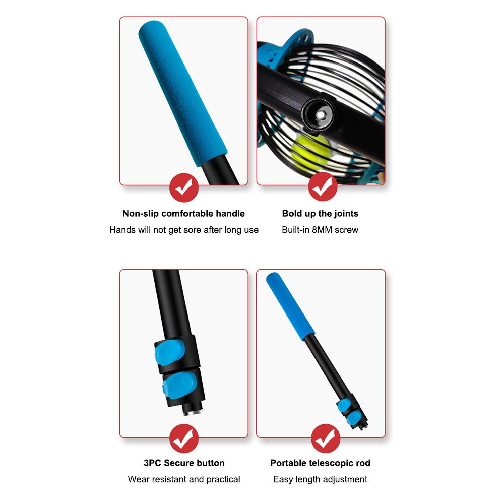 Nut Gatherer Portable Pine Cone Picker Upper Quick Picker Retractable Grip Fruit Ball Nut Collector