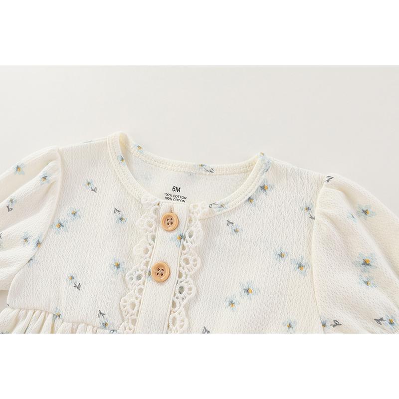 Baby Girl Sets Cotton Bodysuit +Headband Short Sleeve 6-24Months Cute Newborn Baby Girl Clothes Print