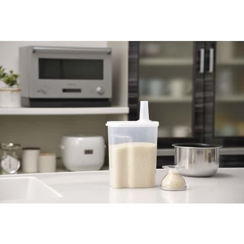 Inomata Chemical (Inomata-K) Kühlschrank Reisbehälter, 2 kg, Hergestellt in Japan, 1247, Transparent