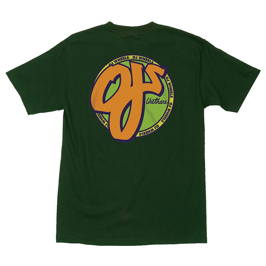 

Santa Cruz OJ Wheels OJS STANDARD LOGO Skateboard T Shirt FOREST GREEN Unisex T-Shirt S