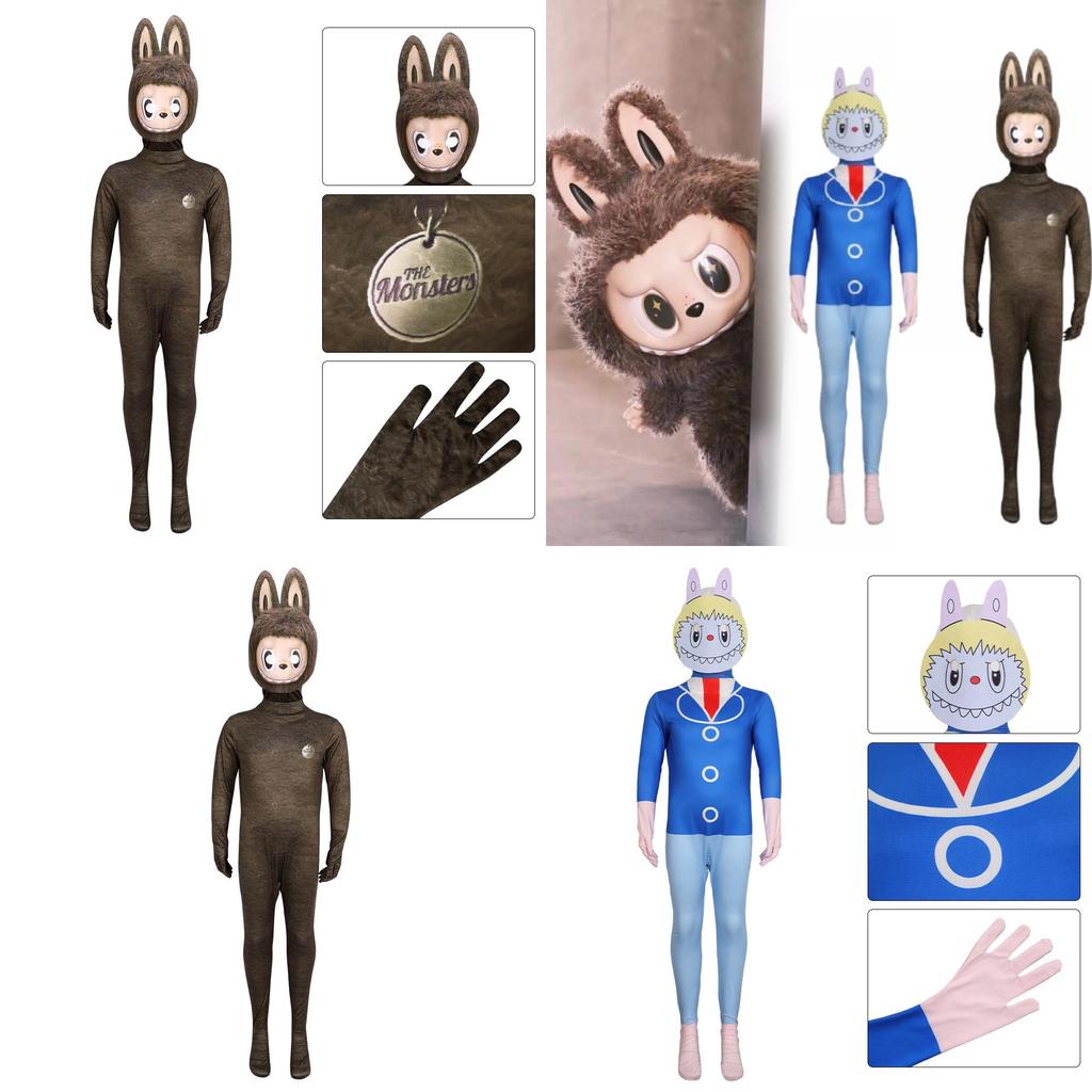 Bubble Mart Halloween Costume Cosplay Stage Performance Outfit For Teens
