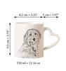 Pyrenean Sheepdog, Labri, Pyrenees Sheepdog I - Cup with a Dog, Adorable Cup with a Heart-shaped Handle, Universal Gift from the Art-Dog Brand