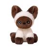 Boneca Gato Gato Malhado Realista Boneca Brinquedo de Pelúcia Macio Ponderado Recheado Abraçável Fofo Presente de Apoio Emocional Para Crianças Adultos