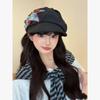 25 Early Autumn New Cute Pentagram Patch Octagonal Hat Children's Button Cartoon Y2K Beret Tide