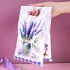 10/20/50pcs Purple Lavender Candy Gift Bags Floral Butterfly Tote Bags for Wedding Birthday Seasonal Spring Party Favor Supplies
